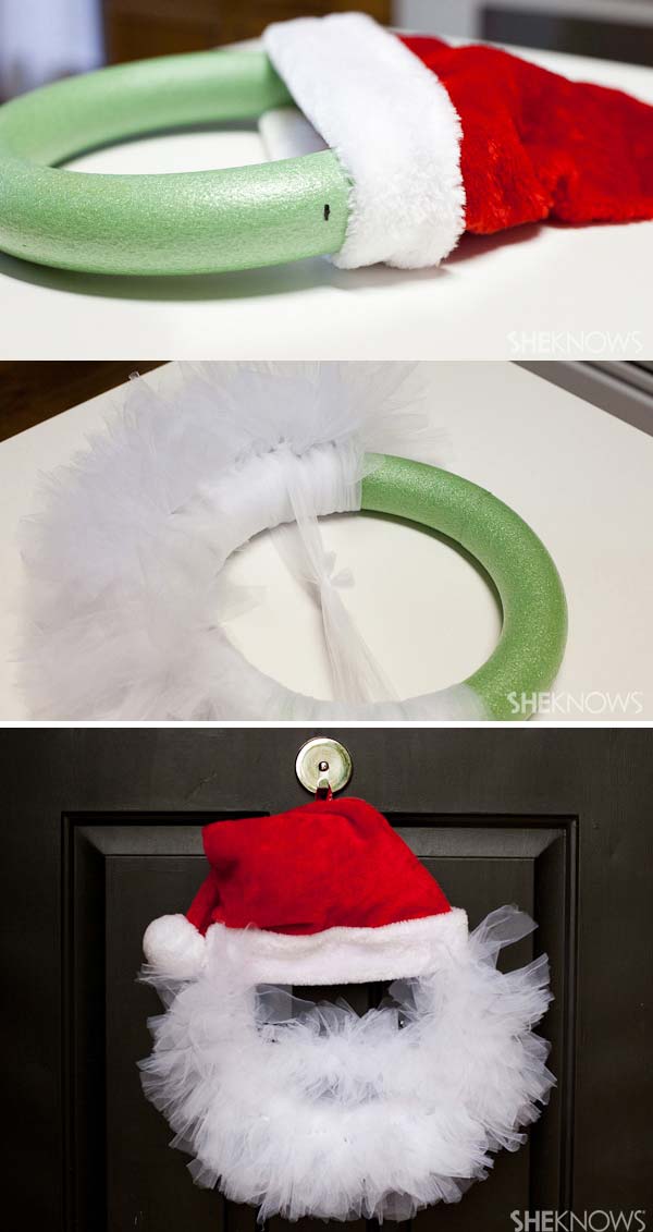Awesome Christmas Decorations Created From Pool Noodles - DIYCraftsGuru