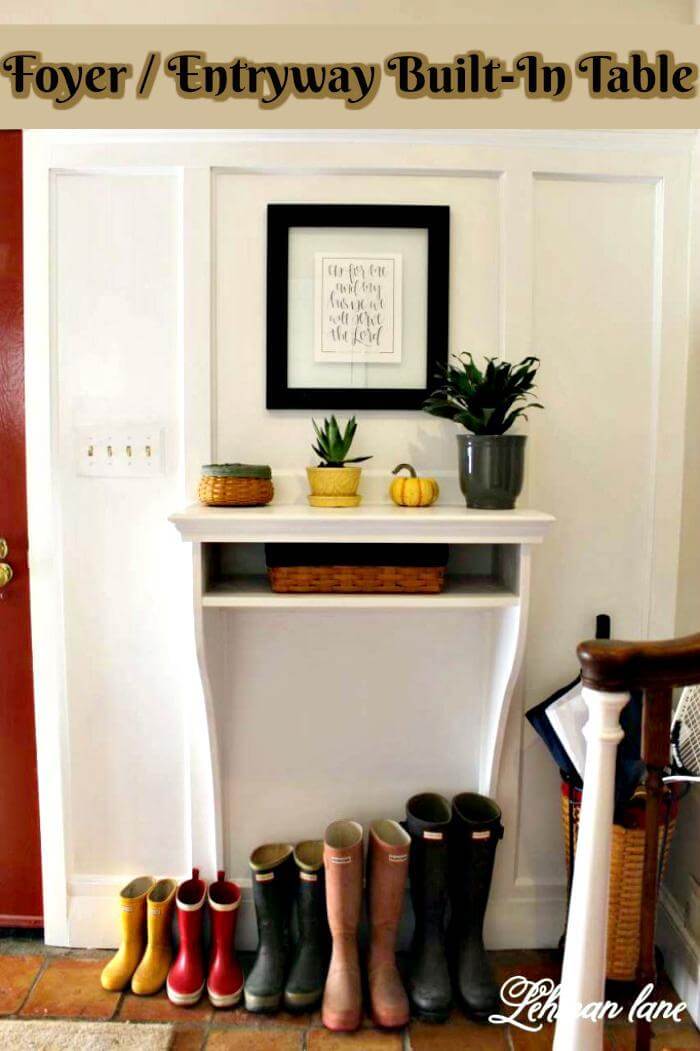 Amazing Diy Entryway Table Ideas Diycraftsguru